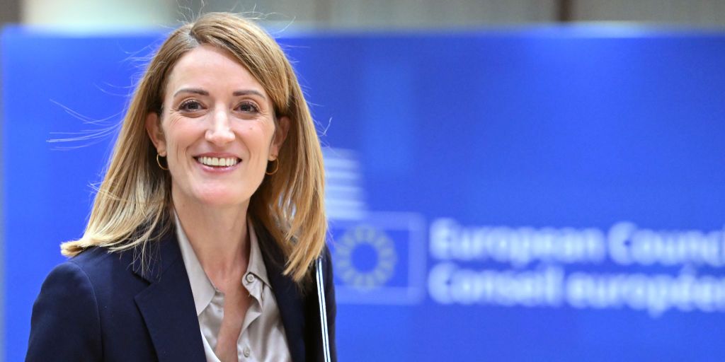 L’anno della democrazia per Roberta Metsola